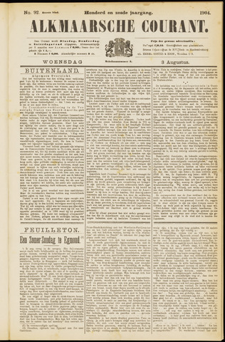Alkmaarsche Courant 1904-08-03
