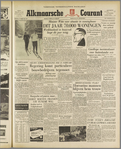 Alkmaarsche Courant 1958-02-14