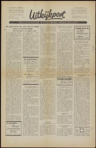 Uitkijkpost : nieuwsblad voor Heiloo e.o. 1957-11-01