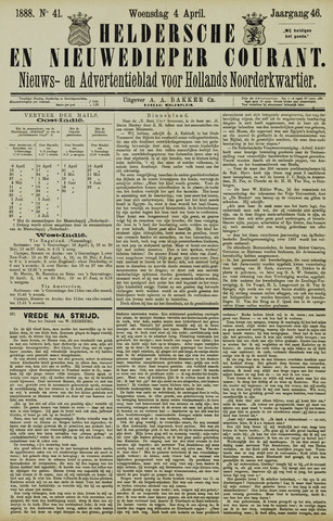 Heldersche en Nieuwedieper Courant 1888-04-04