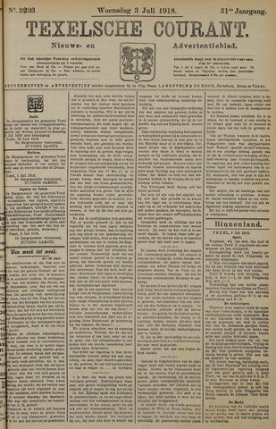 Texelsche Courant 1918-07-03