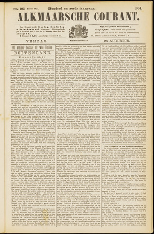 Alkmaarsche Courant 1904-08-26