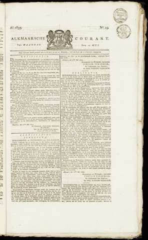 Alkmaarsche Courant 1835-05-11