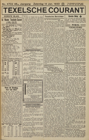 Texelsche Courant 1933-01-14