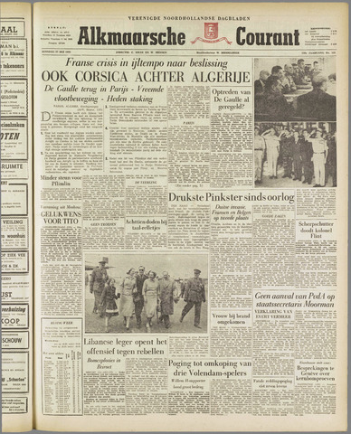 Alkmaarsche Courant 1958-05-27