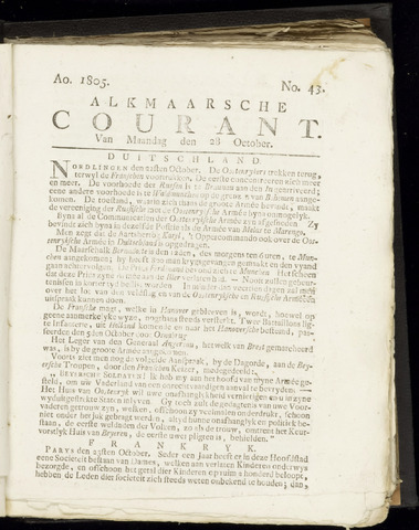 Alkmaarsche Courant 1805-10-28