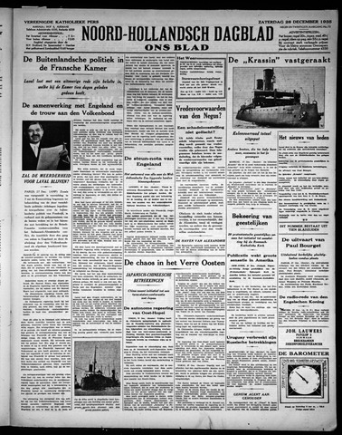 Noord-Hollandsch Dagblad : ons blad 1935-12-28