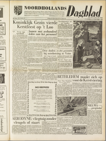 Noordhollands Dagblad : dagblad voor Alkmaar en omgeving 1955-12-24