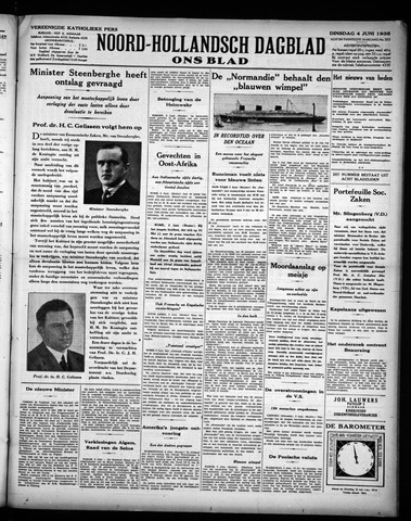 Noord-Hollandsch Dagblad : ons blad 1935-06-04