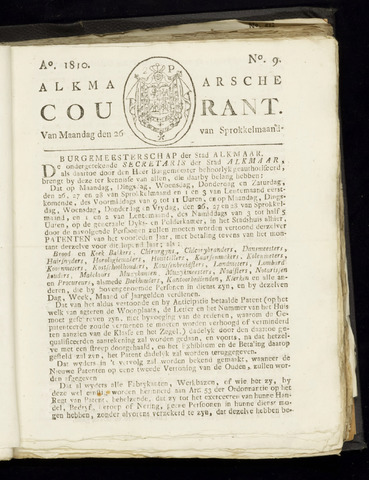 Alkmaarsche Courant 1810-02-26