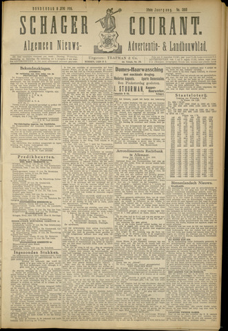 Schager Courant 1916-06-08