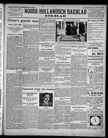 Noord-Hollandsch Dagblad : ons blad 1932-07-16