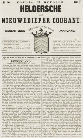Heldersche en Nieuwedieper Courant 1861-10-27
