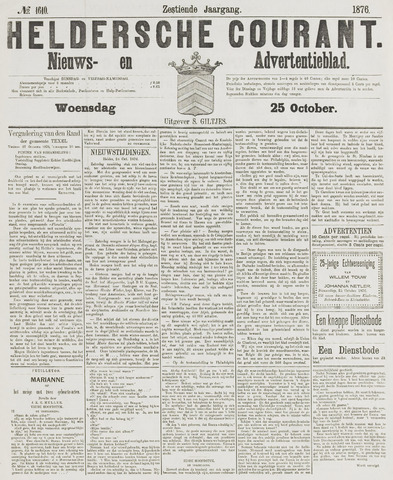 Heldersche Courant 1876-10-25