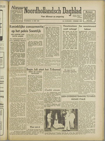Nieuw Noordhollandsch Dagblad, editie Schagen 1946-06-19