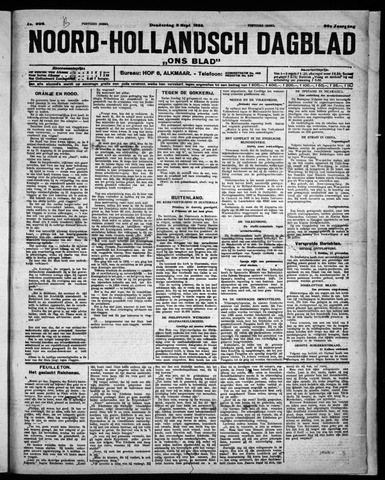 Noord-Hollandsch Dagblad : ons blad 1926-09-02