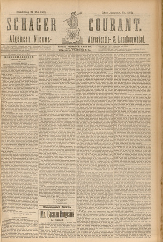 Schager Courant 1909-05-27