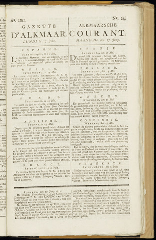 Alkmaarsche Courant 1811-06-17
