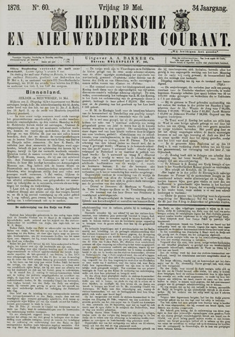 Heldersche en Nieuwedieper Courant 1876-05-19