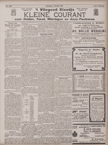 Vliegend blaadje : nieuws- en advertentiebode voor Den Helder 1903-10-17
