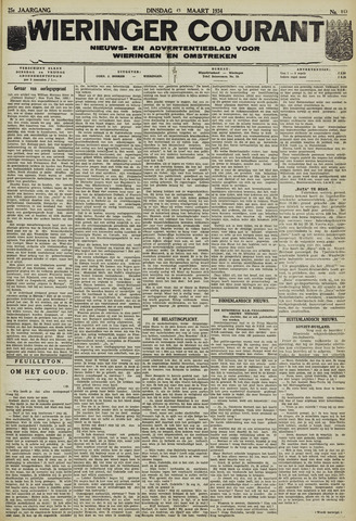 Wieringer courant 1934-03-06