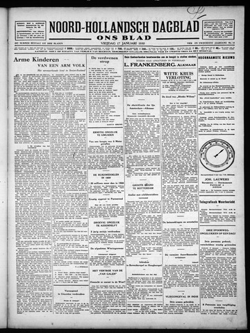 Noord-Hollandsch Dagblad : ons blad 1930-01-17