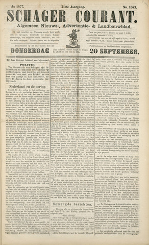 Schager Courant 1877-09-20