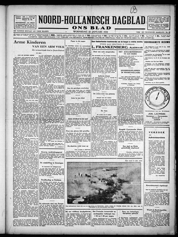 Noord-Hollandsch Dagblad : ons blad 1930-01-22
