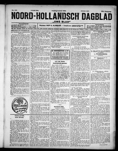Noord-Hollandsch Dagblad : ons blad 1926-06-04