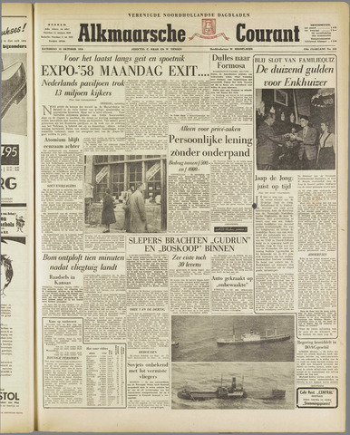 Alkmaarsche Courant 1958-10-18