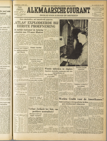 Alkmaarsche Courant 1957-06-12