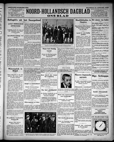 Noord-Hollandsch Dagblad : ons blad 1935-01-21