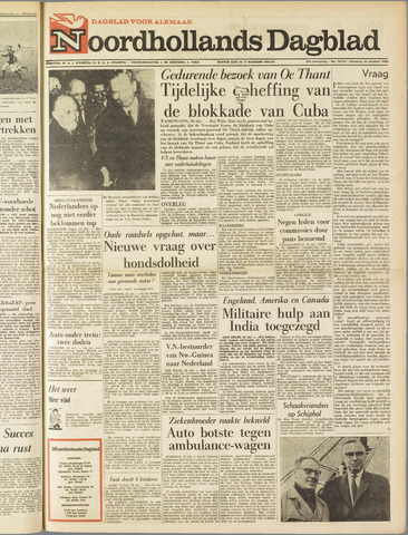 Noordhollands Dagblad : dagblad voor Alkmaar en omgeving 1962-10-30