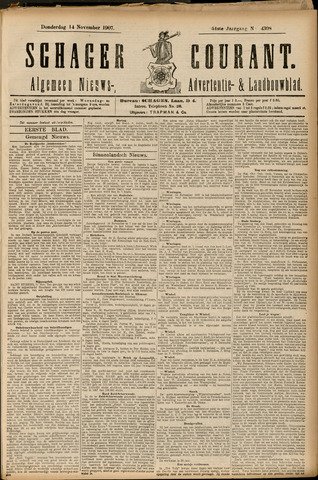 Schager Courant 1907-11-14