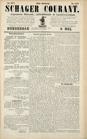 Schager Courant 1877-05-03