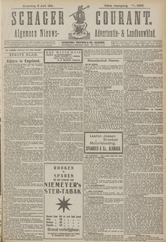 Schager Courant 1921-07-09