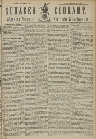 Schager Courant 1913-03-27