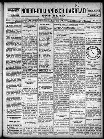 Noord-Hollandsch Dagblad : ons blad 1929-12-06