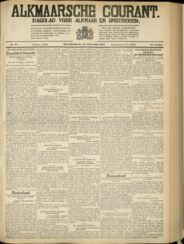 Alkmaarsche Courant 1932-01-21