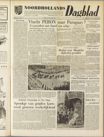 Noordhollands Dagblad : dagblad voor Alkmaar en omgeving 1955-09-21