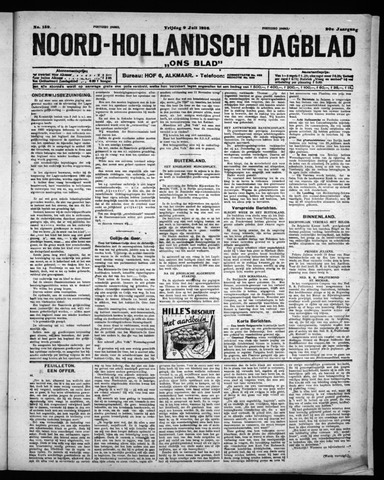 Noord-Hollandsch Dagblad : ons blad 1926-07-09