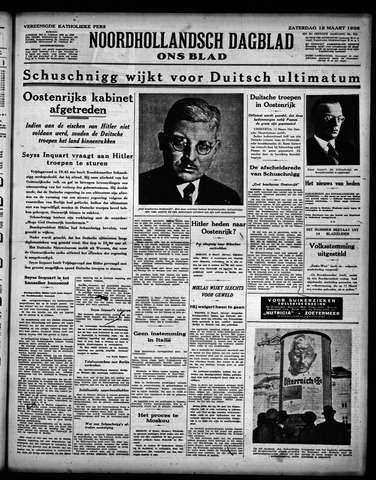 Noord-Hollandsch Dagblad : ons blad 1938-03-12