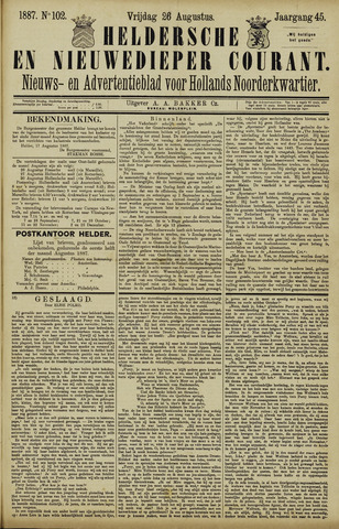 Heldersche en Nieuwedieper Courant 1887-08-26