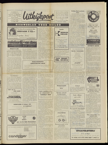 Uitkijkpost : nieuwsblad voor Heiloo e.o. 1973-12-19