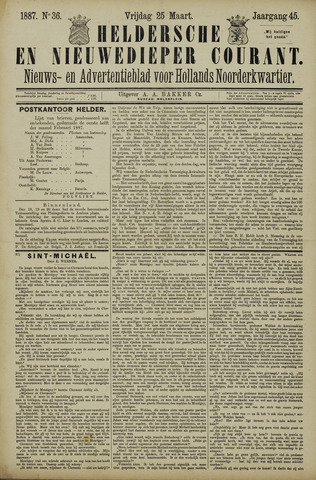 Heldersche en Nieuwedieper Courant 1887-03-25