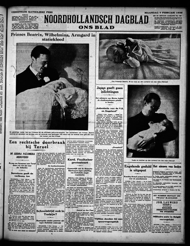 Noord-Hollandsch Dagblad : ons blad 1938-02-07