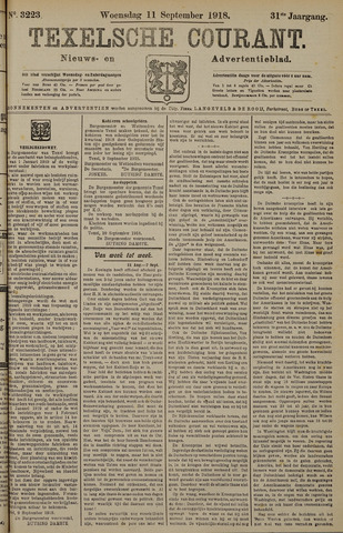 Texelsche Courant 1918-09-11