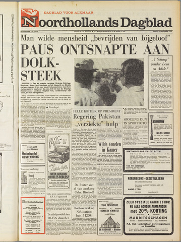 Noordhollands Dagblad : dagblad voor Alkmaar en omgeving 1970-11-27