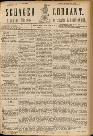 Schager Courant 1905-10-05