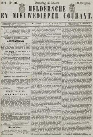 Heldersche en Nieuwedieper Courant 1873-10-15
